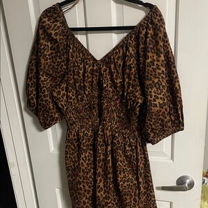 Leopard Print Dress
